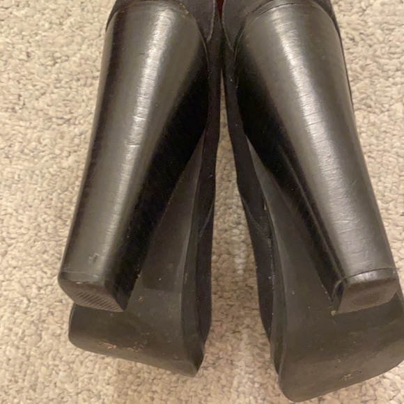 Chloe Sevigny Opening Ceremony Black Canvas Platform Boots. Need Repair/… - Picture 4 of 10